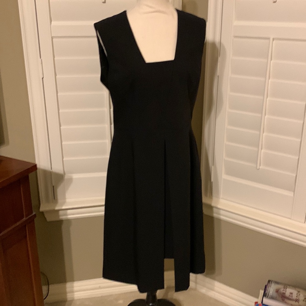 Whbm black cocktail dress 14